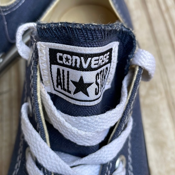 CONVERSE Sneakers- ALL STAR BLUE LOW TOP SNEAKER - UNISEX YOUTH size 3 - Picture 10 of 11